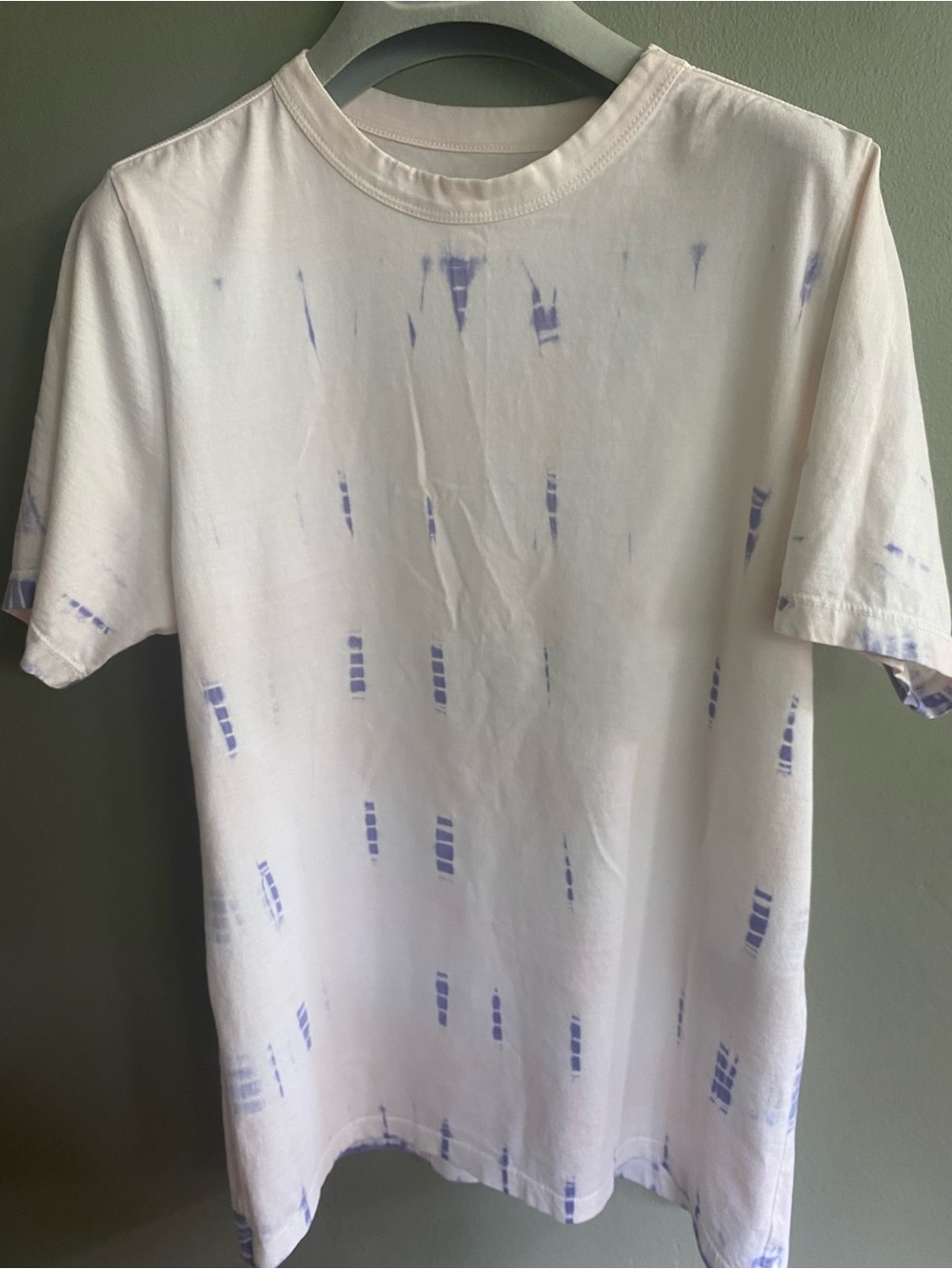 Isabel Marant Etoile  Short Sleeve Tee with Light Lavender Tie-Dye